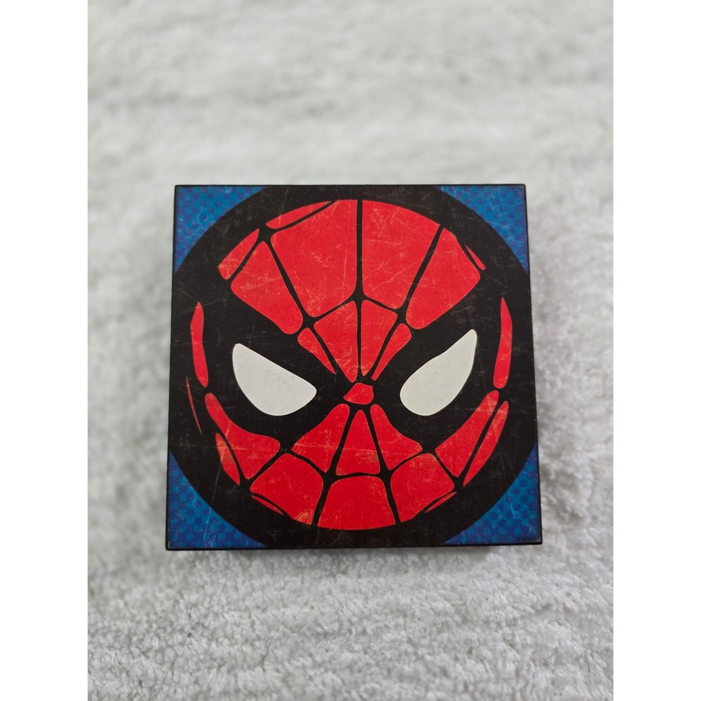 Marvel Spiderman Wood Wall Art Open Road Brands 6x6 Square Comic Mask Plaque